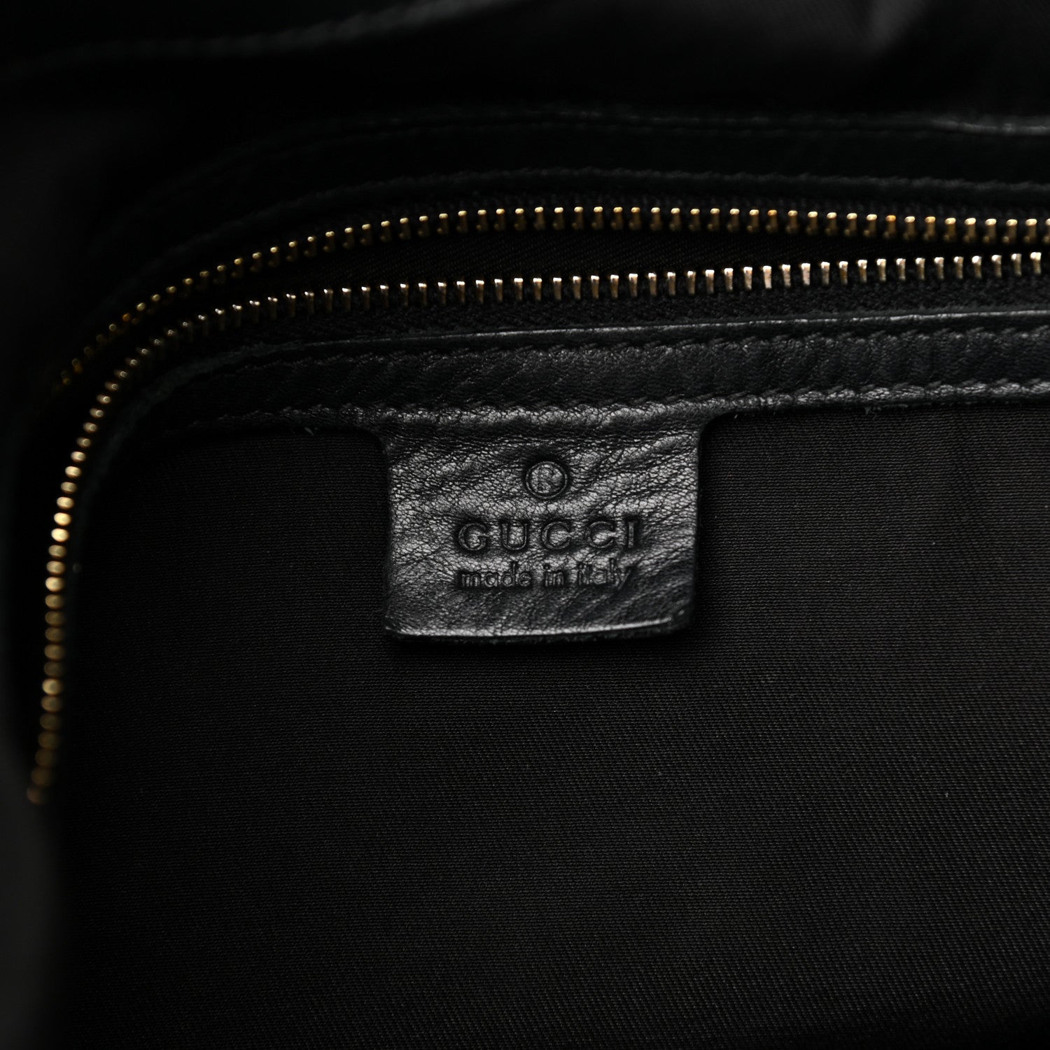 Gucci Calfskin Large Indy Top Handle Hobo Black 5 of 9