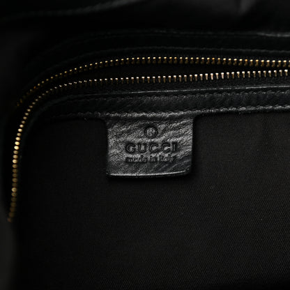 Gucci Calfskin Large Indy Top Handle Hobo Black 5 of 9
