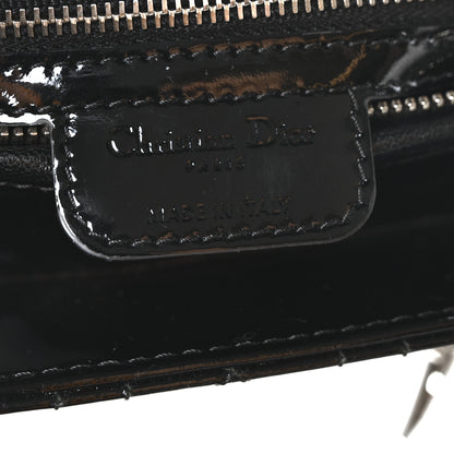 Christian Dior Patent Cannage Large Lady Dior Black 6 of 11
