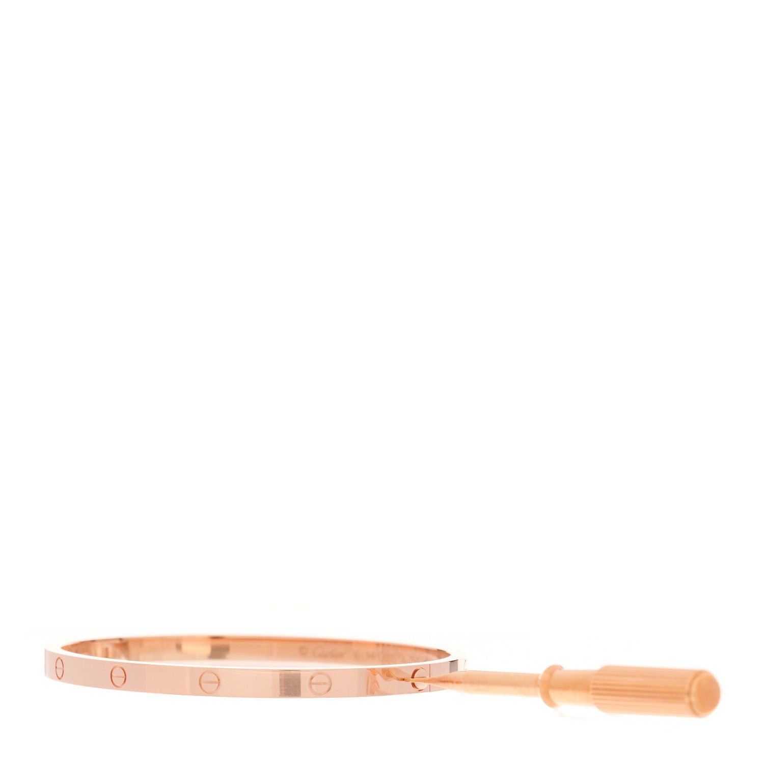 Cartier 18K Pink Gold Small LOVE Bracelet 16 4 of 10