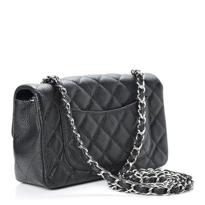 Chanel Caviar Quilted Mini Rectangular Flap Black 3 of 10