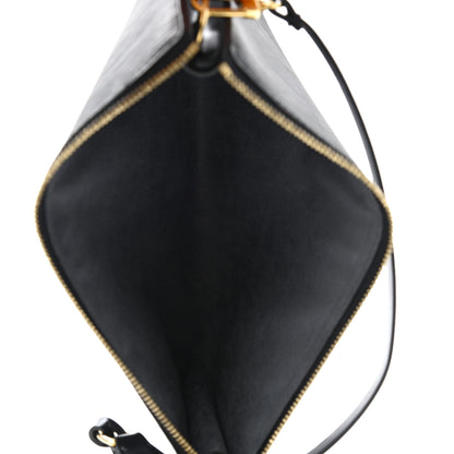 Louis Vuitton Epi Pochette Accessories 24 Black 5 of 9