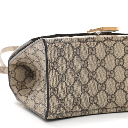 Balenciaga X GUCCI GG Supreme Monogram Small Hourglass Top Handle Bag Beige Ebony 10 of 11