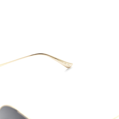 Gucci Metal Oversized Round Frame GG0225S Sunglasses Gold 5 of 8