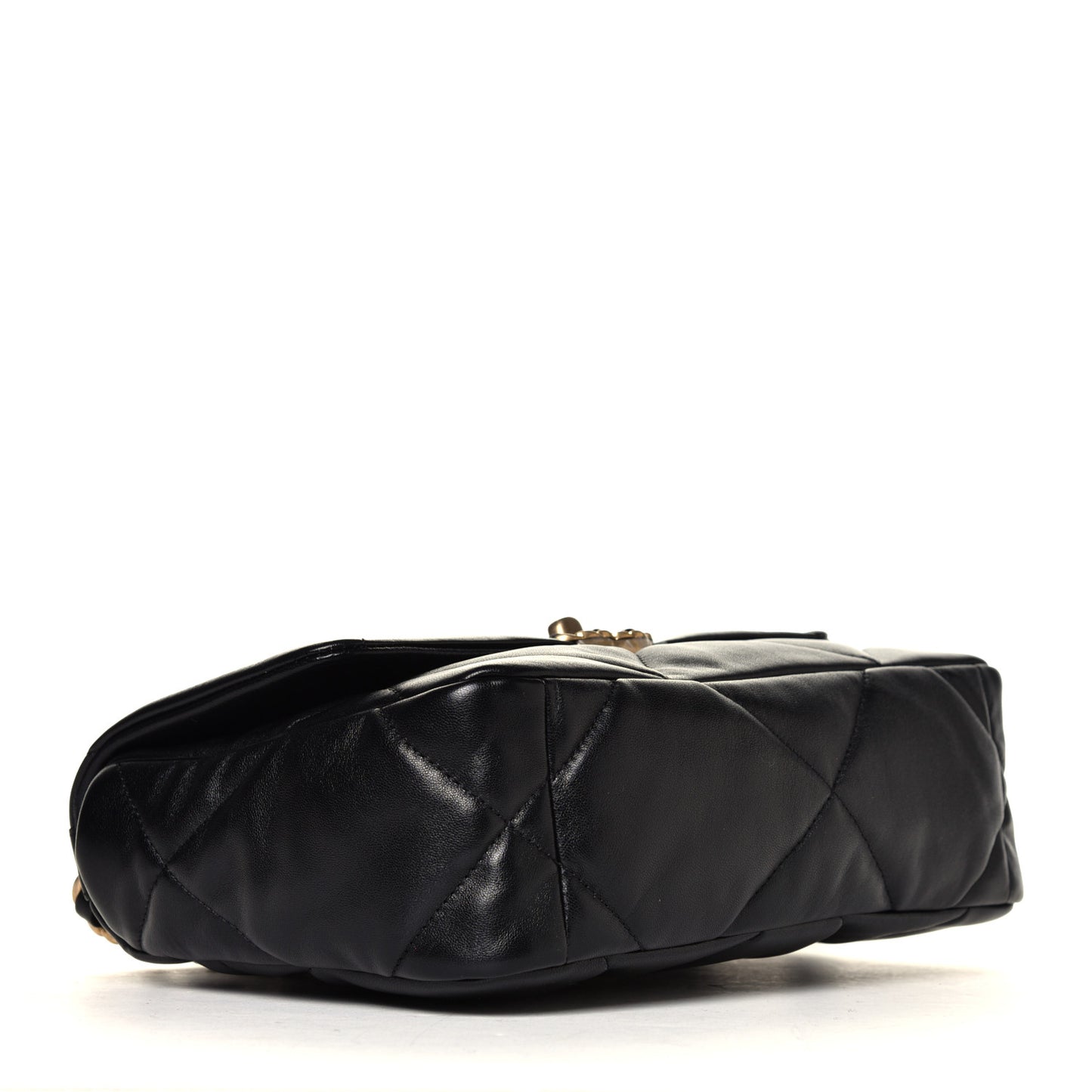 Lambskin Quilted Medium Chanel 19 Flap Black