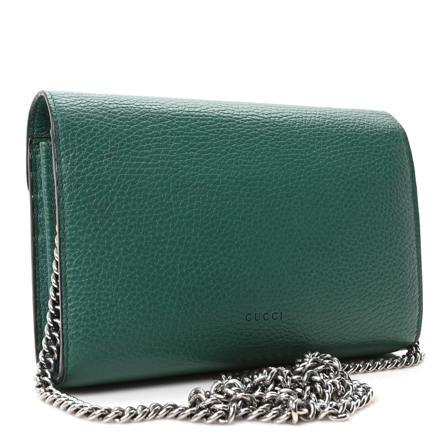 Calfskin Mini Dionysus Chain Wallet Emerald