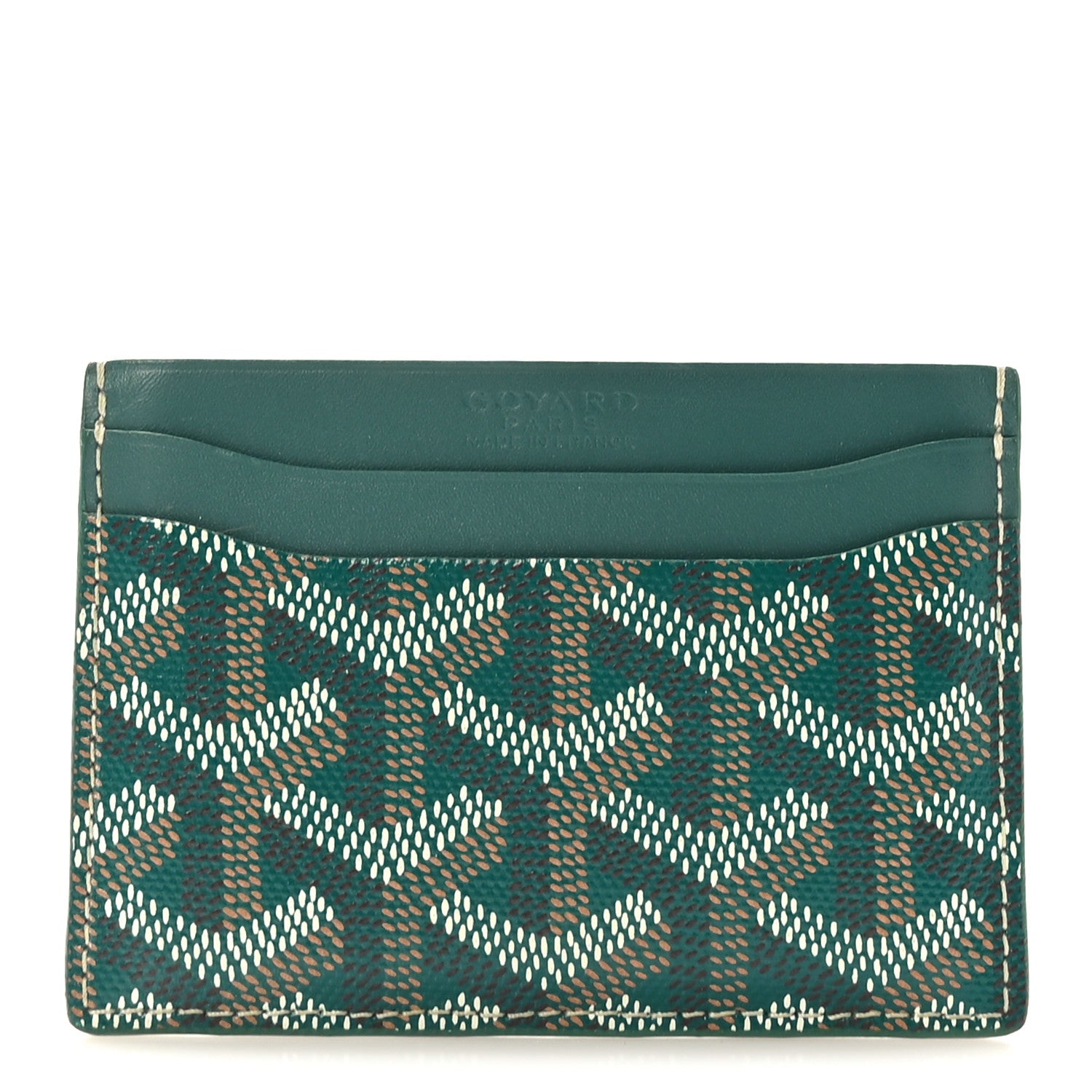 Goyard Goyardine Saint Sulpice Card Holder Green 1 of 7