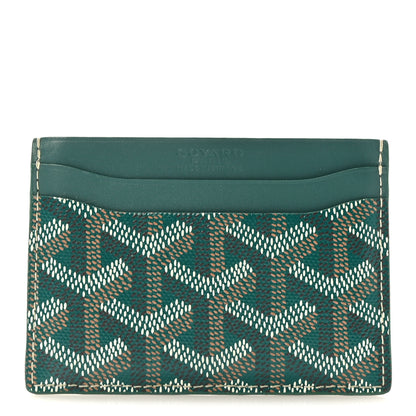 Goyard Goyardine Saint Sulpice Card Holder Green 1 of 7
