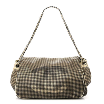 Chanel Metallic Lambskin Perforated Hollywood Accordion Flap Bag Gold 1 of 23