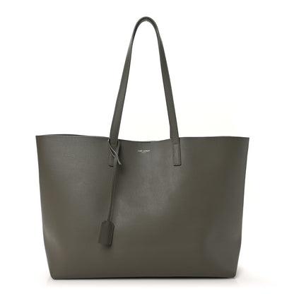Saint Laurent Calfskin Large Shopping Tote Kaki Militaire 1 of 11