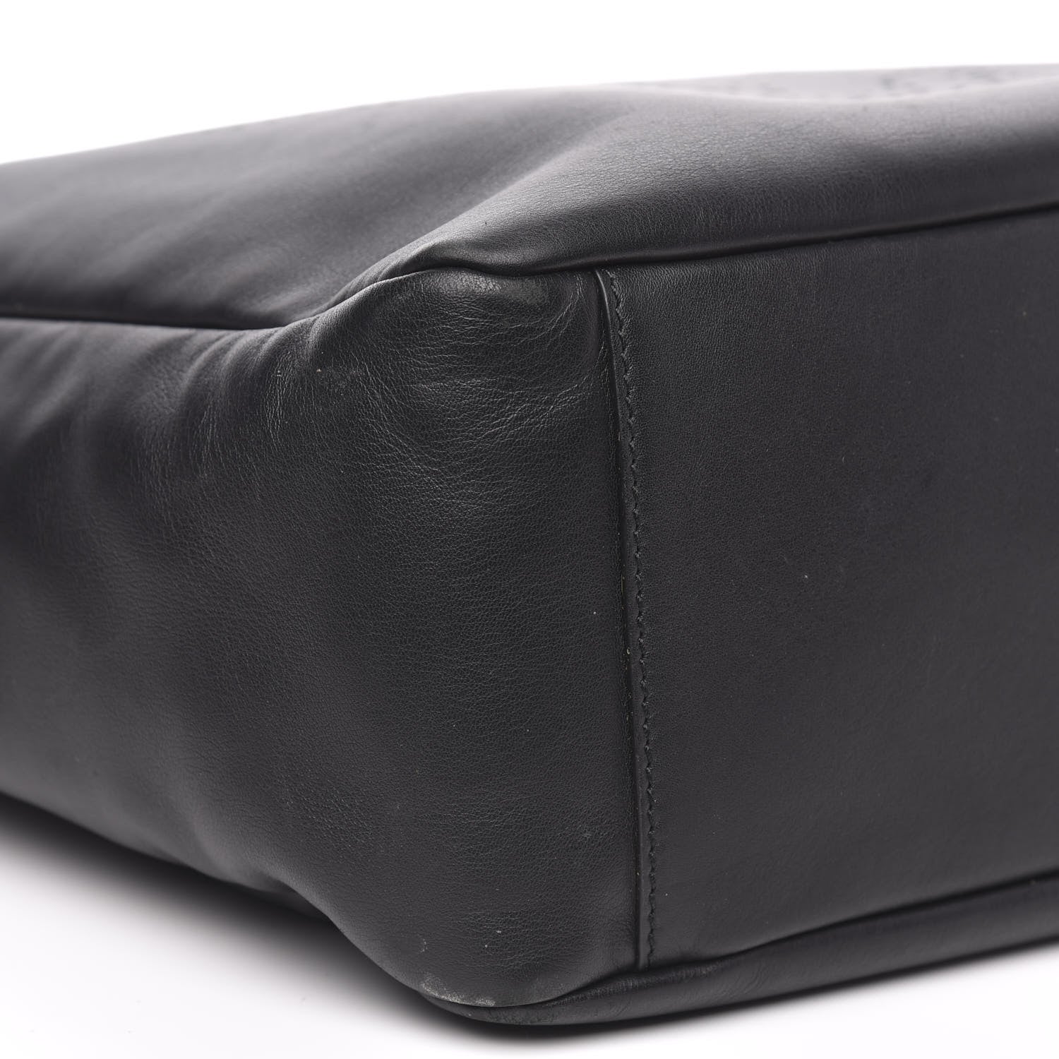 Alexander McQueen Calfskin Perforated Skull Tote Black 9 of 15