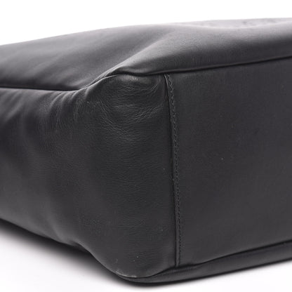 Alexander McQueen Calfskin Perforated Skull Tote Black 9 of 15