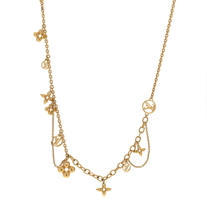 Louis Vuitton Metal Blooming Supple Necklace Gold 1 of 7