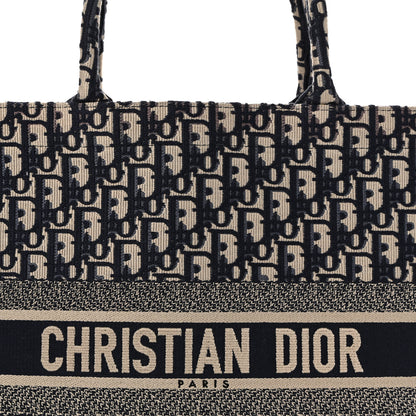 Christian Dior Oblique Large Book Tote Blue Multicolor 8 of 11