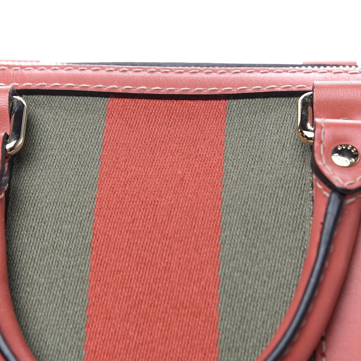 Monogram Medium Vintage Web Boston Pink