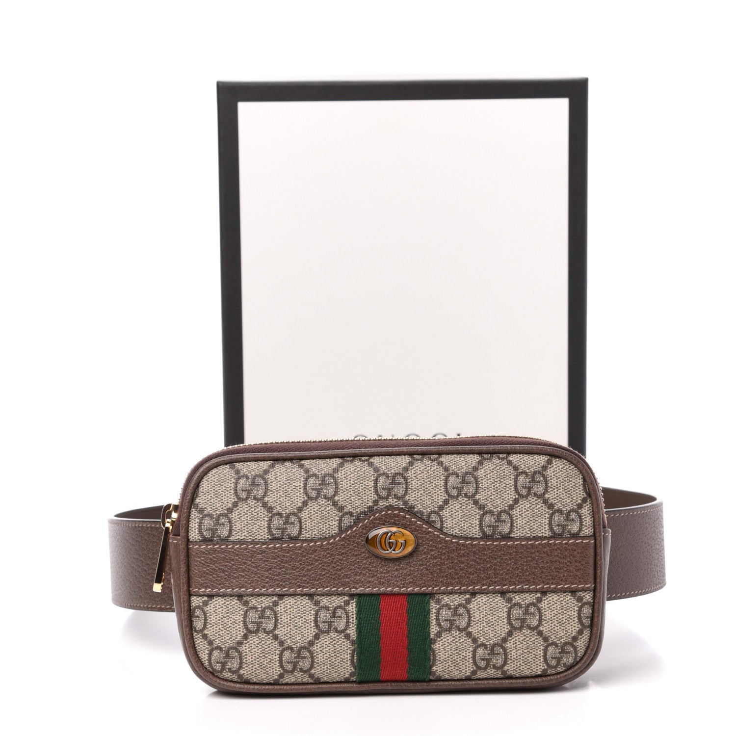 Gucci GG Supreme Monogram Ophidia Belted iPhone Case 85 34 Dark Brown 11 of 11