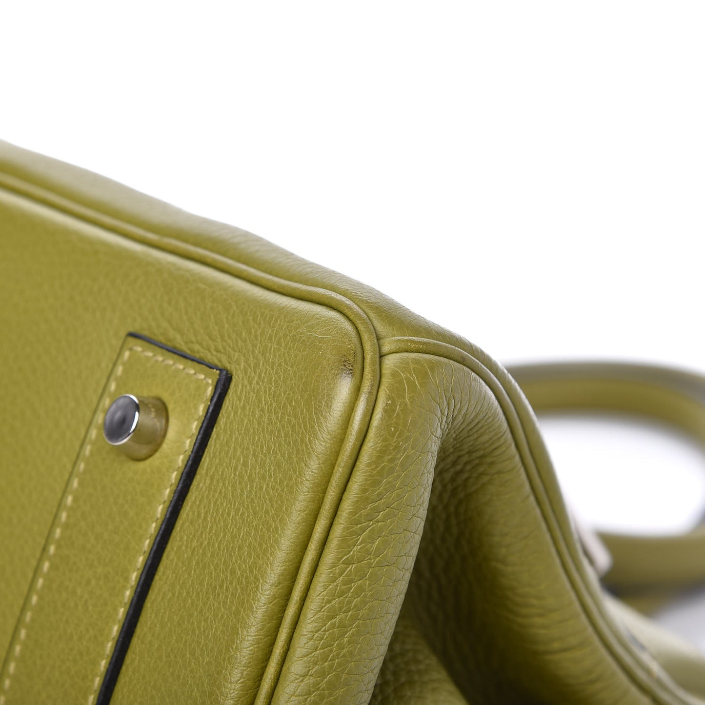 Taurillon Clemence JPG Birkin 42 Chartreuse