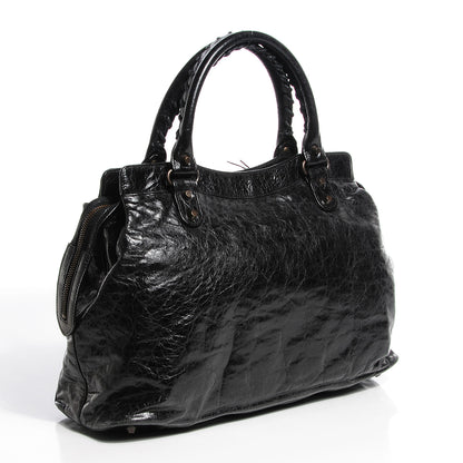 Balenciaga Agneau Classic Hardware Step Bag Black 3 of 15
