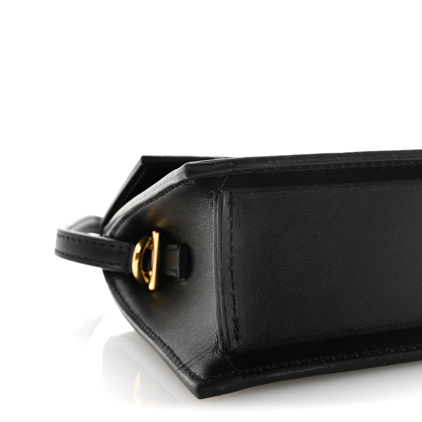 Smooth Calfskin Le Bambino Long Black