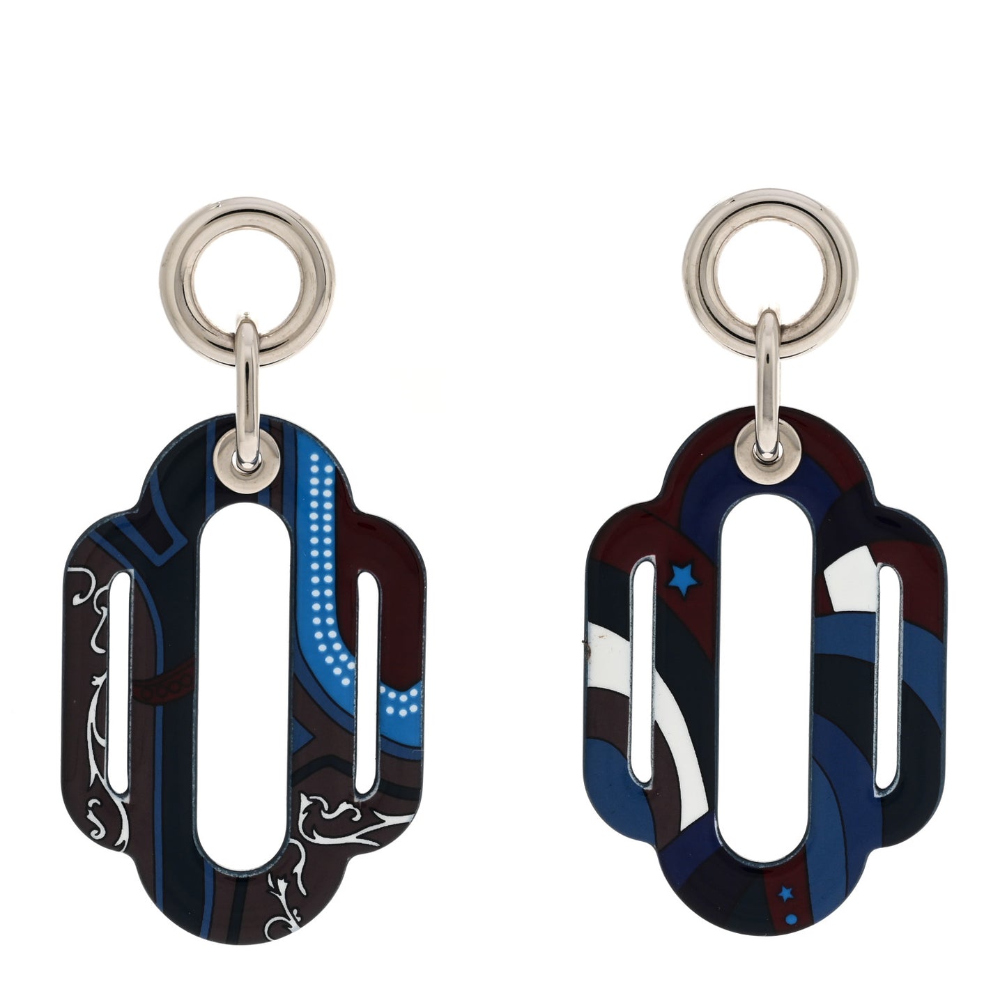 Enamel Attelage Earrings