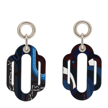 Hermes Enamel Attelage Earrings 1 of 4