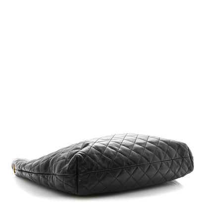 Saint Laurent Lambskin Quilted Maxi Icare Shopping Tote Black 5 of 14
