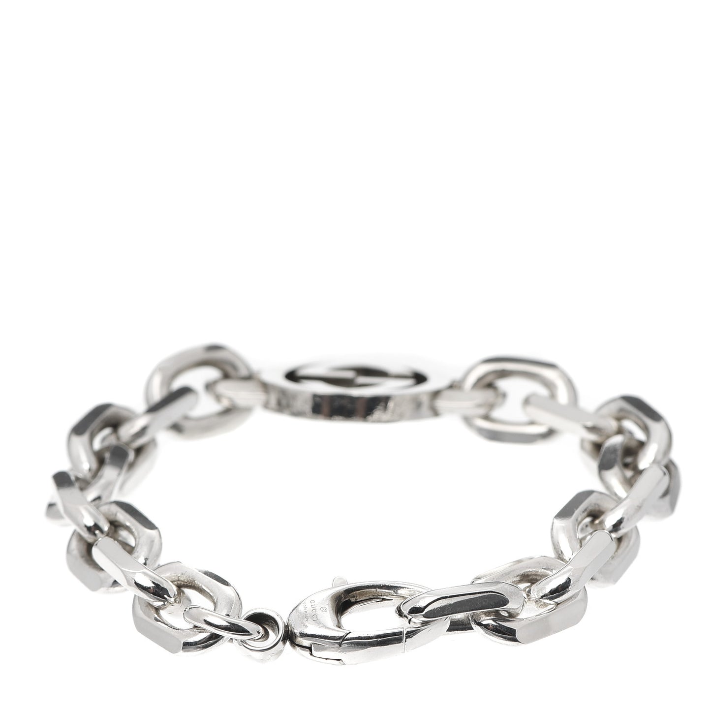 Sterling Silver Interlocking G Link Bracelet