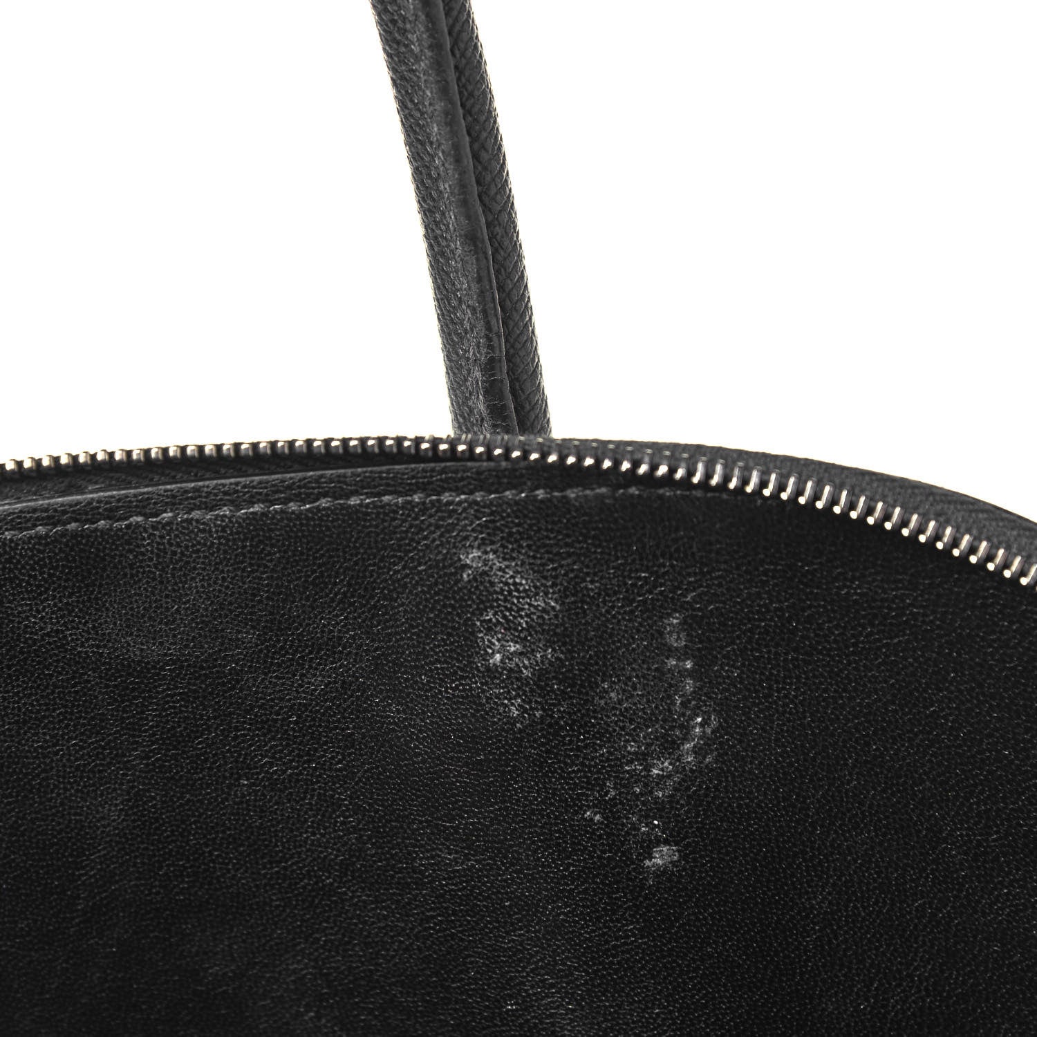 Balenciaga Signature Grained Calfskin Logo M Ville Top Handle Bag Black Rose Shocking 9 of 11