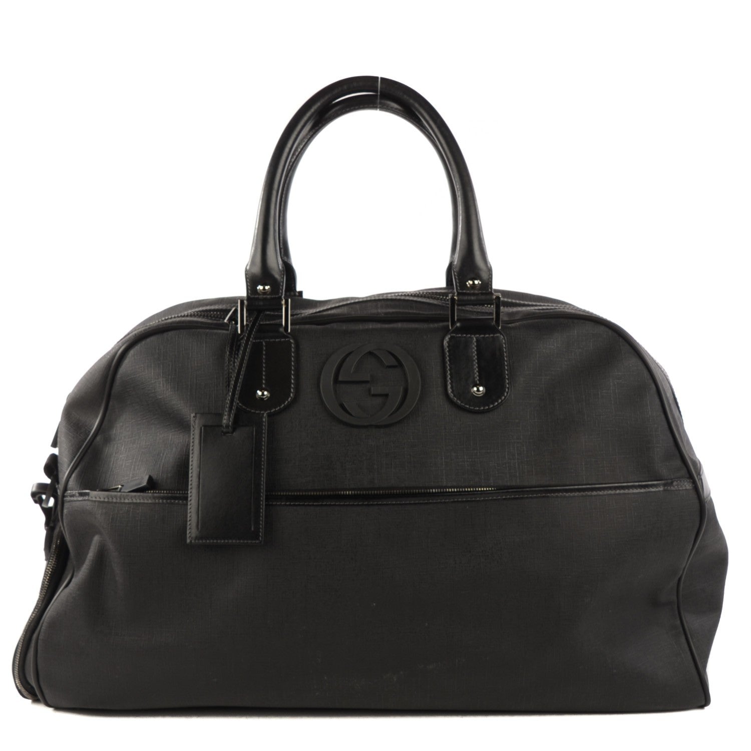 Gucci GG Supreme Interlocking G Duffel Black 1 of 7