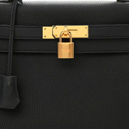Hermes Togo Kelly Retourne 28 Black 8 of 11