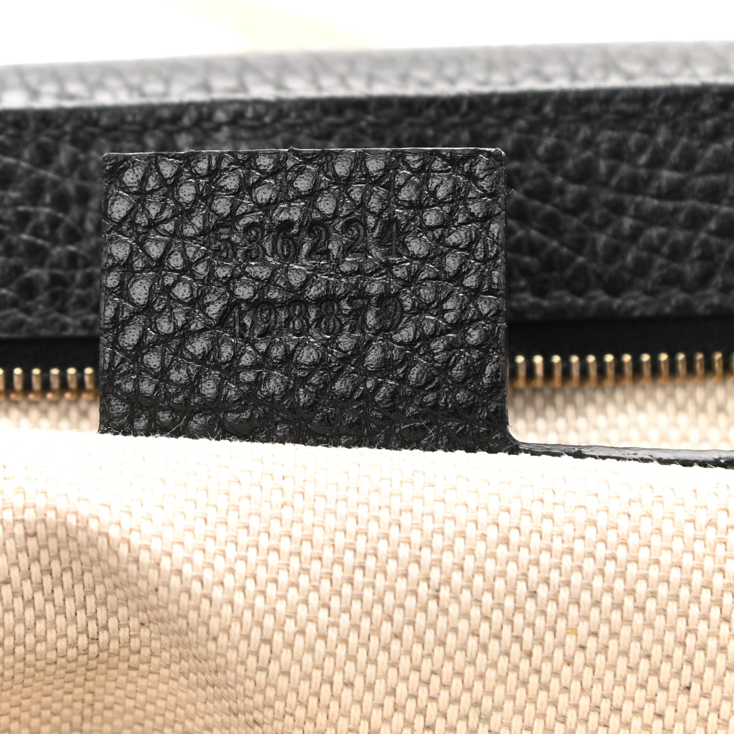 Pebbled Calfskin Medium Soho Flap Crossbody Black
