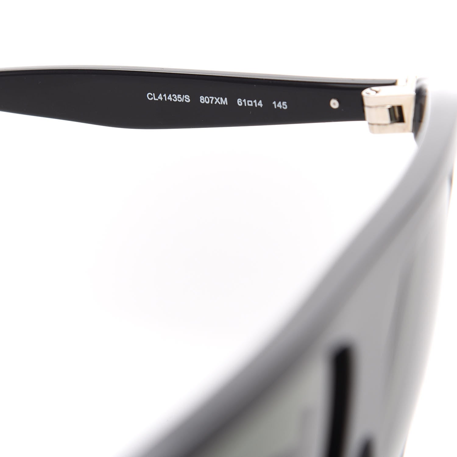 Celine Acetate Thin Shadow Sunglasses CL41435/S Black 5 of 6