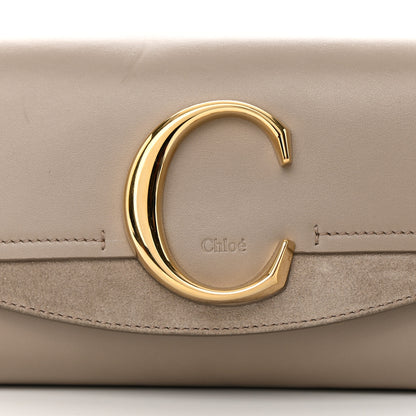 Chloe Calfskin Suede C Belt Bag Motty Grey 8 of 14