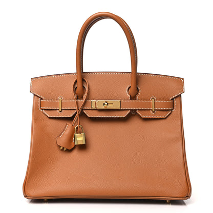 Hermes Epsom Birkin 30 Gold 1 of 13