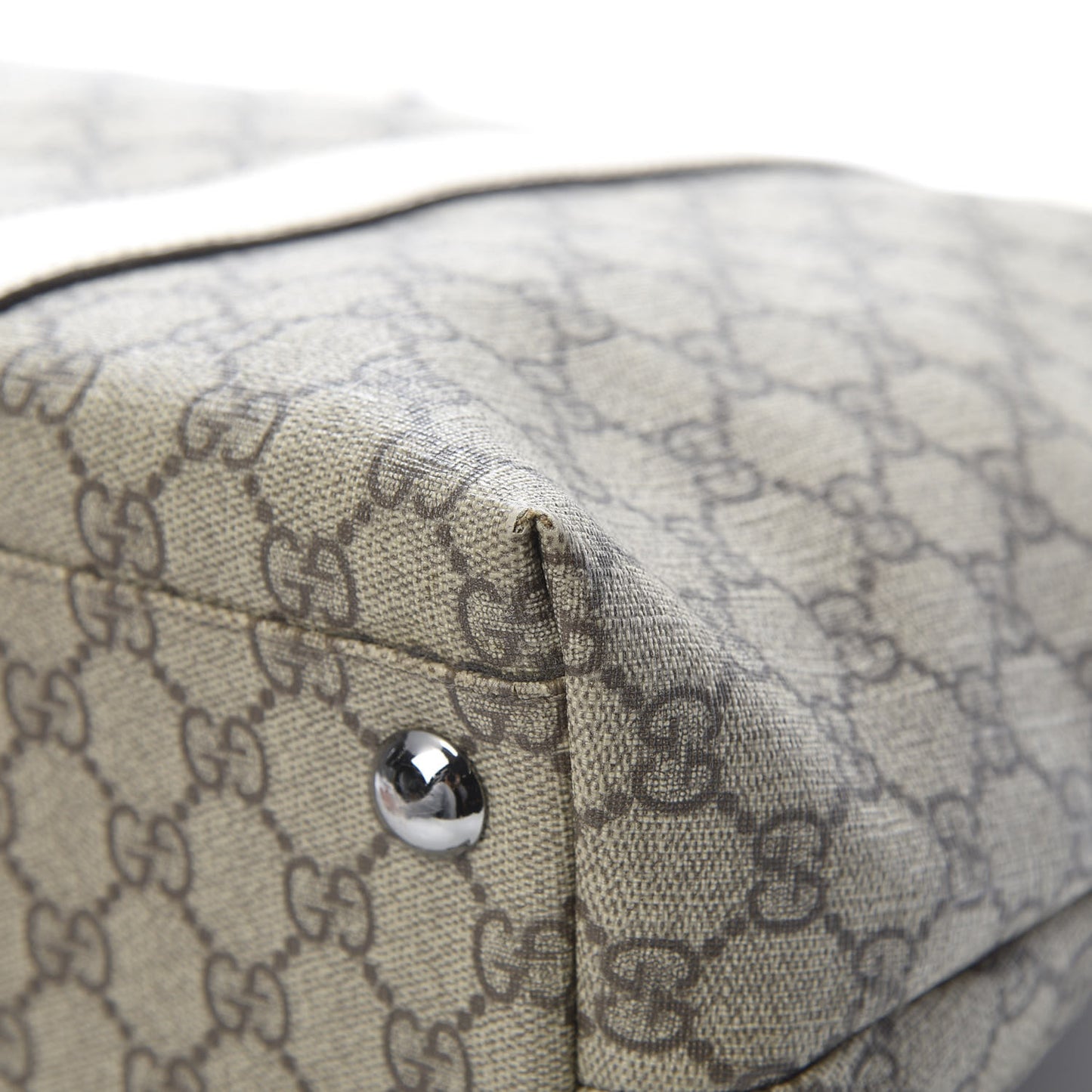 GG Plus Monogram Medium Joy Tote Off White