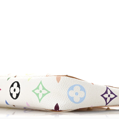 Louis Vuitton Monogram Multicolor Pochette Accessories White 10 of 12