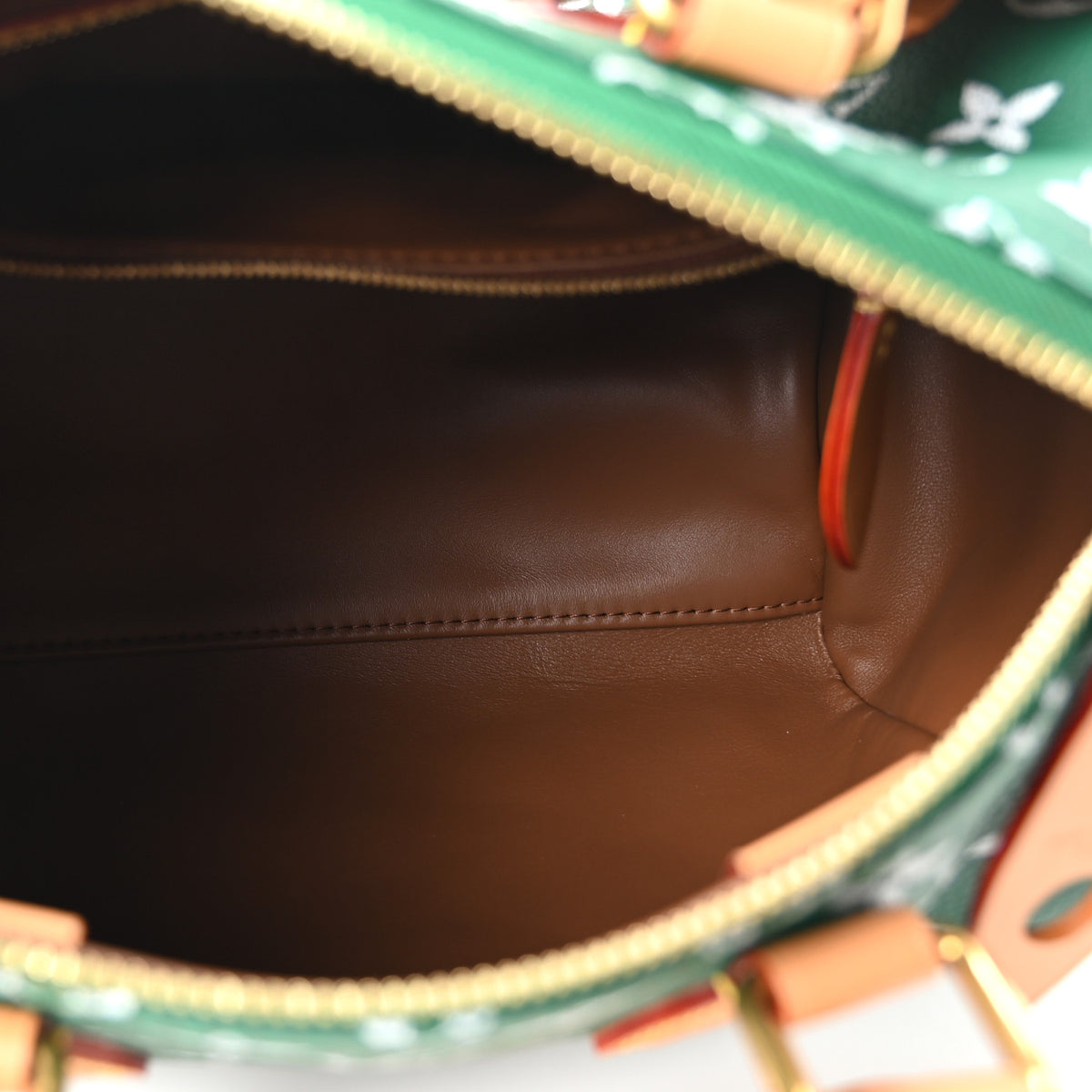 Calfskin Monogram Speedy P9 Bandouliere 25 Green
