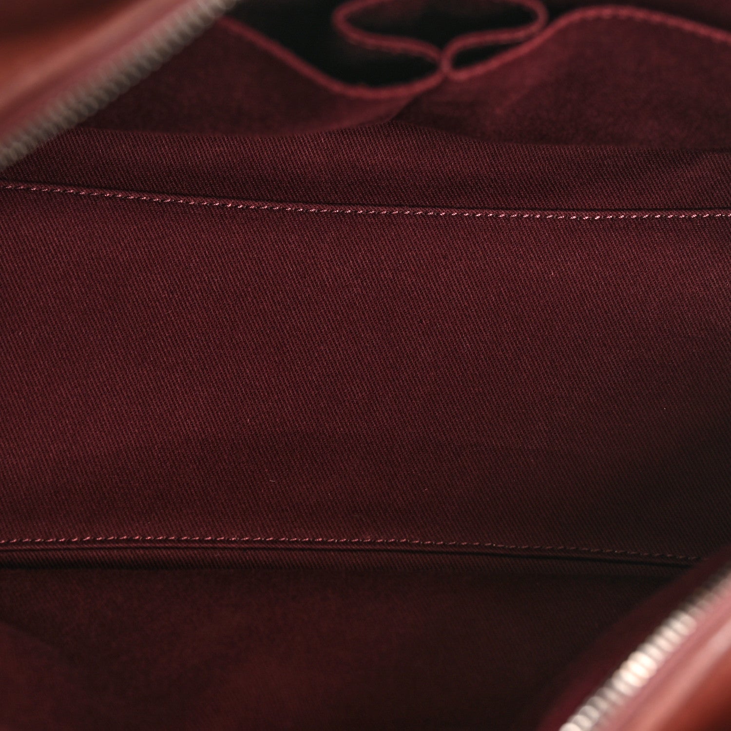 Chanel Calfskin Diamond Embossed Large CC Zip Shopping Tote Burgundy 5 of 15