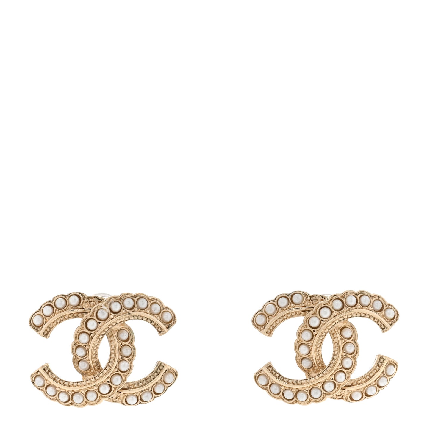 Pearl Queen of France CC Earrings Gold