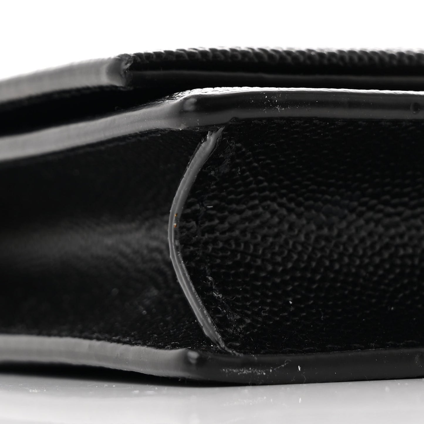 Grain De Poudre Classic Monogram Kate Tassel Chain Wallet Black