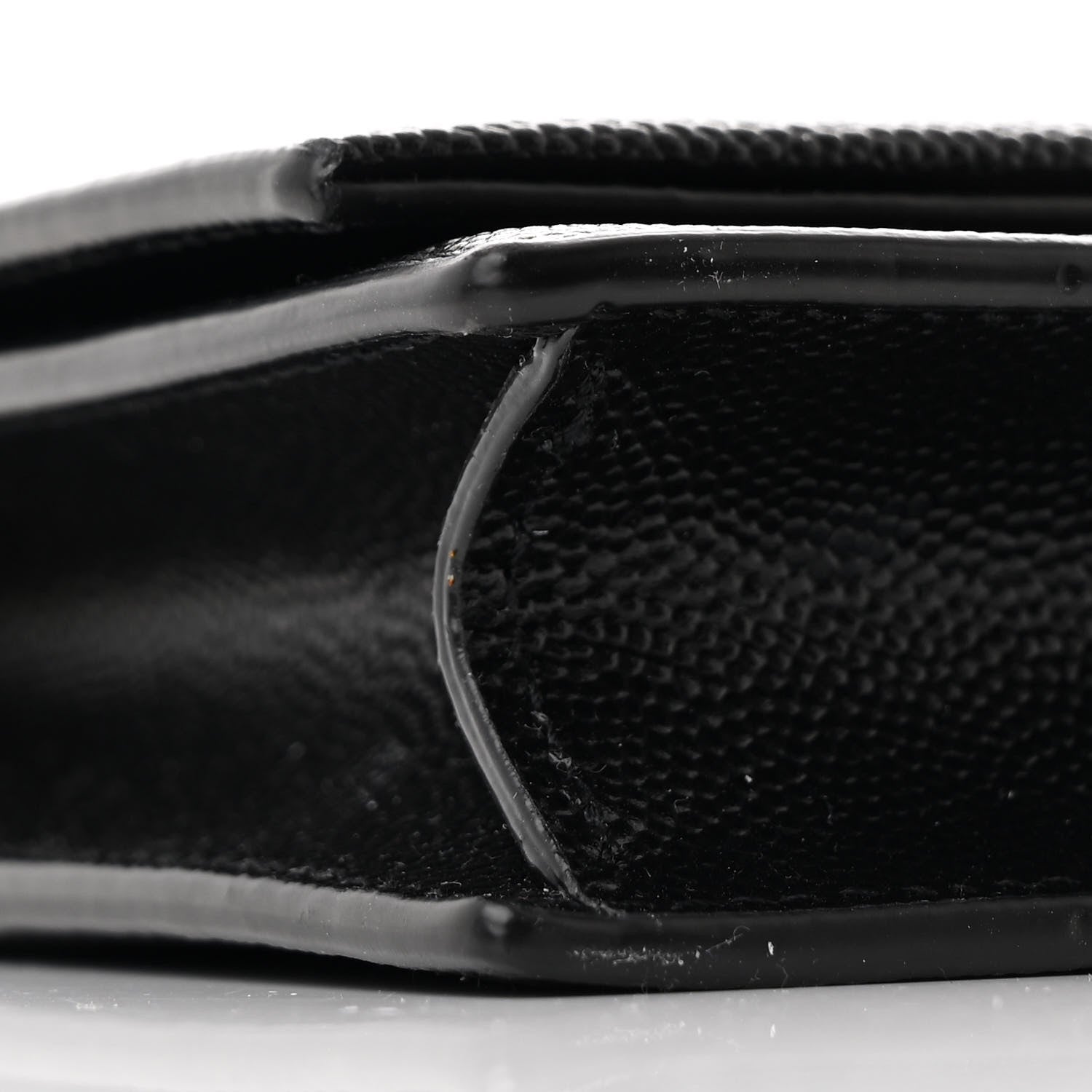 Saint Laurent Grain De Poudre Classic Monogram Kate Tassel Chain Wallet Black 10 of 11