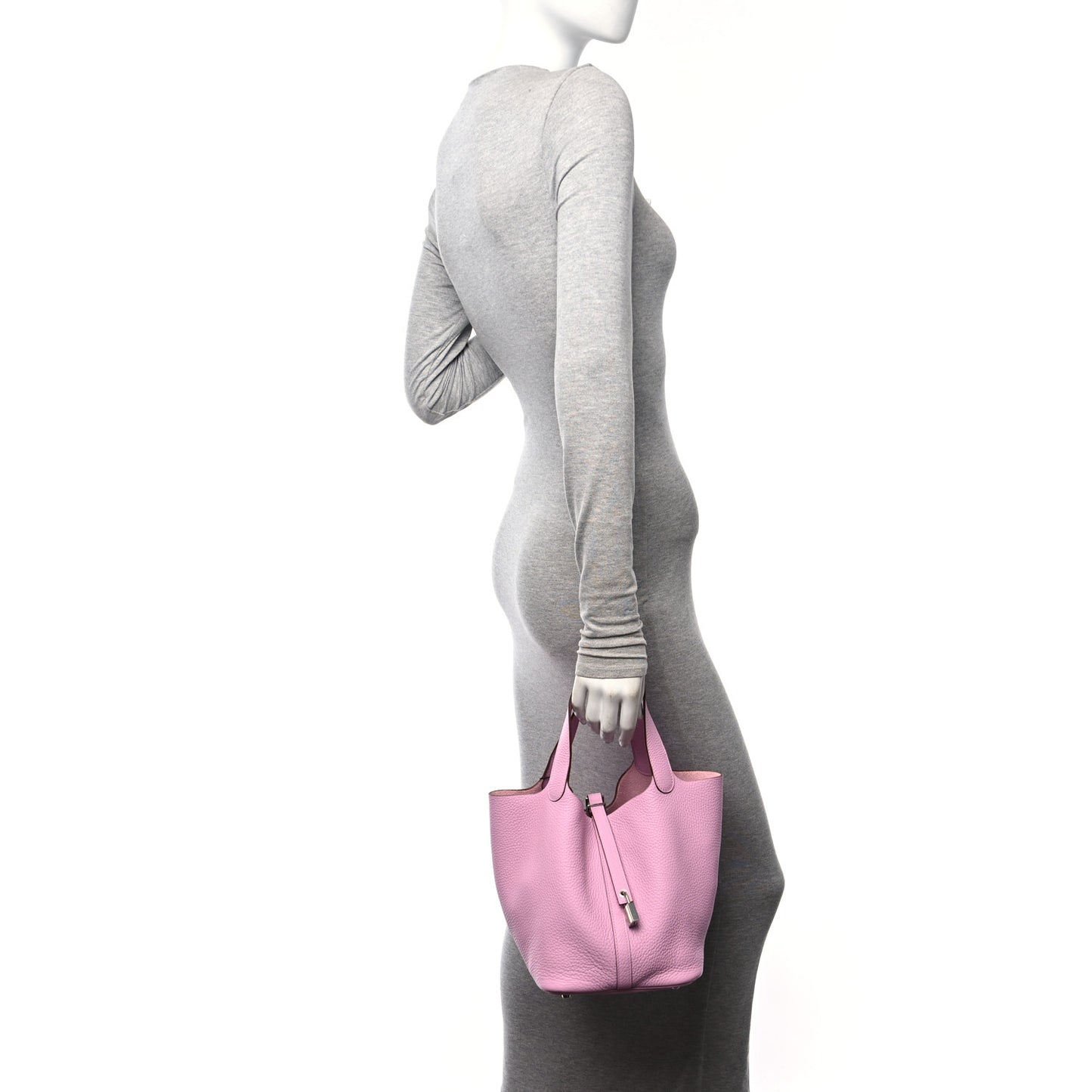 Taurillon Clemence Picotin Lock 22 MM Mauve Sylvestre