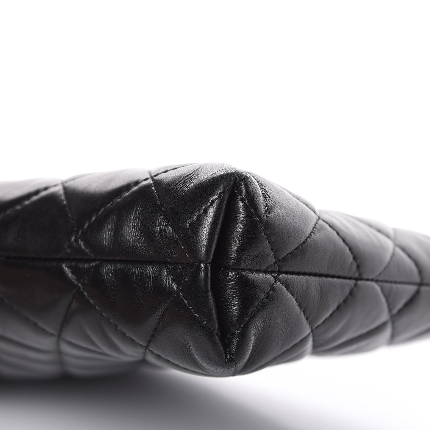 Lambskin Quilted Clutch Black