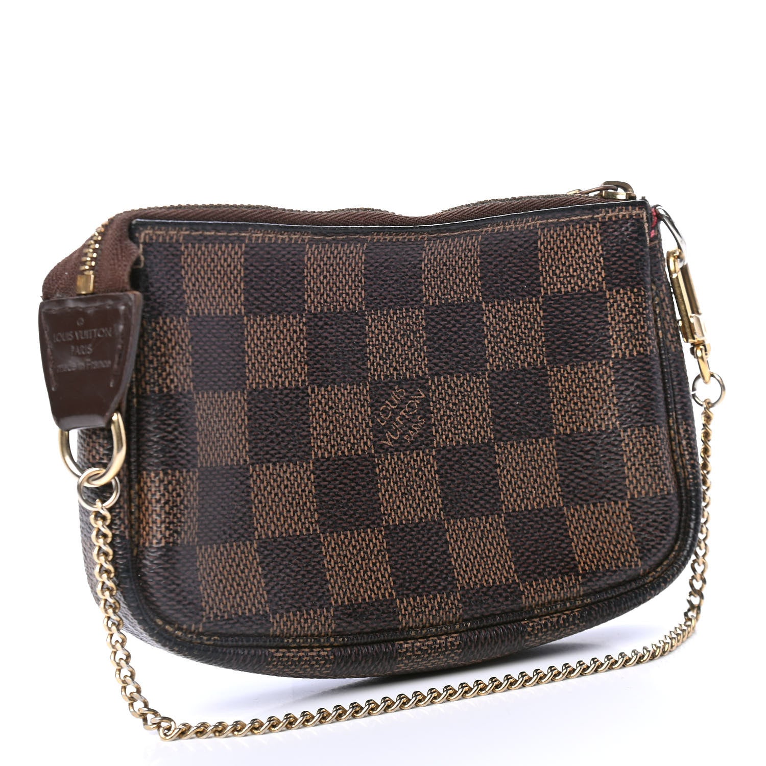 Louis Vuitton Damier Ebene Mini Pochette Accessories 2 of 4