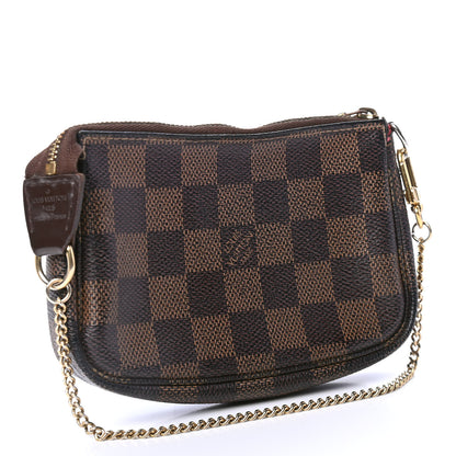 Louis Vuitton Damier Ebene Mini Pochette Accessories 2 of 4