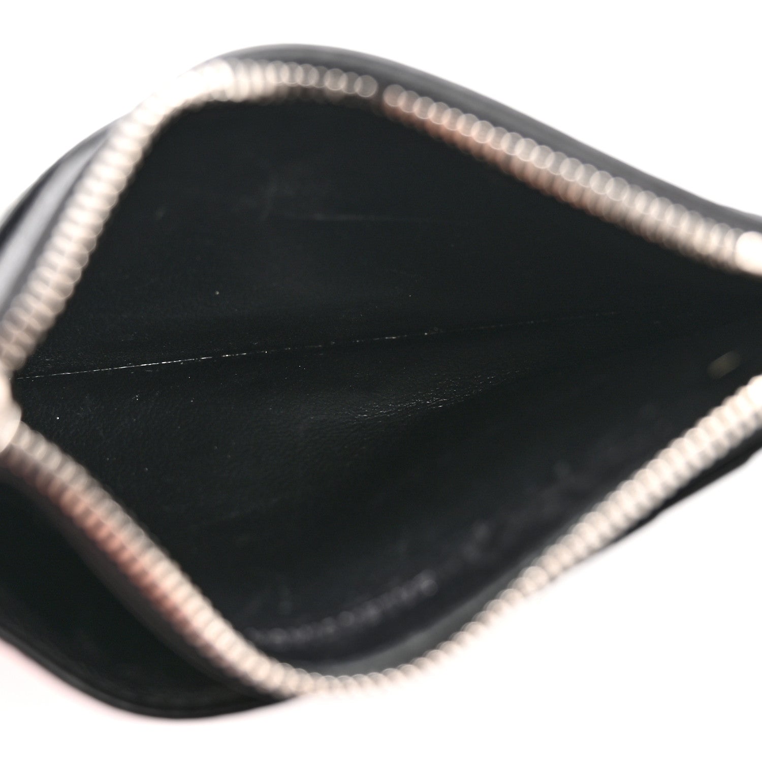 Balenciaga Calfskin Hourglass Long Coin Case Card Holder Black 5 of 8