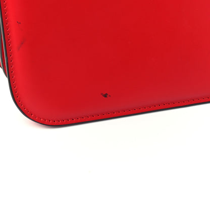 Fendi Vitello King Nubuck Pequin Karligraphy Pocket Shoulder Bag Rosso Cardinale Tobacco Moro 13 of 13
