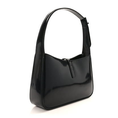 Saint Laurent Patent Le 5 A 7 Monochrome Hobo Black 3 of 11