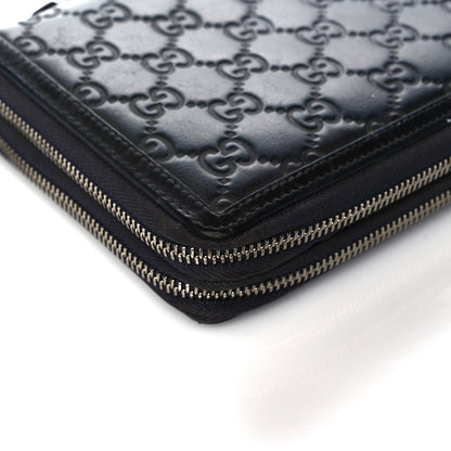 Gucci Guccissima Signature Travel Document Case Grey 15 of 33