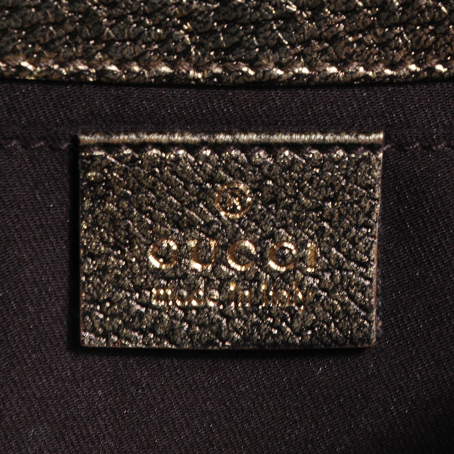 Calfskin Small Horsebit Chain Clutch Gold
